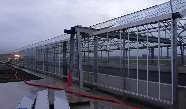 Hedafor - serre de séchage - sludge drying house - droogserre - Suez Zutkerque 