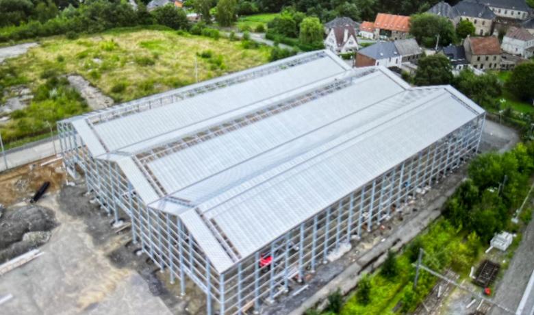 Serre voor stockage van planten - Kas - Greenhouse - Pairi Daiza - Deforche