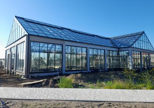 Hedafor - Deforche - Botanische serre- botanical garden - construction - greenhouse - serre