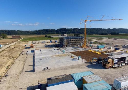 Hedafor bouwt een nieuwbouw serrecomplex Meylan Pépinières 